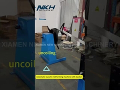 スタッカーを持つ自動変更Cプリンロール形成機械