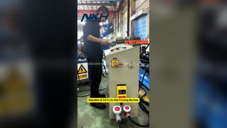 CZ母屋ロール成形機の操作