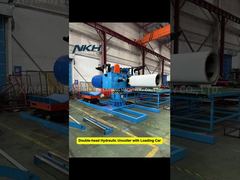 5Tons ダブルヘッド油圧アンコイラー ローディングカー付き
